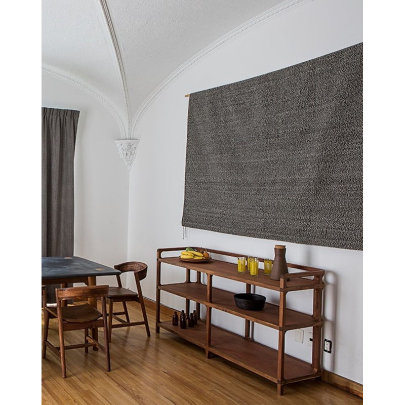 Pirwi 67'' W Solid Wood Console Table, Oak