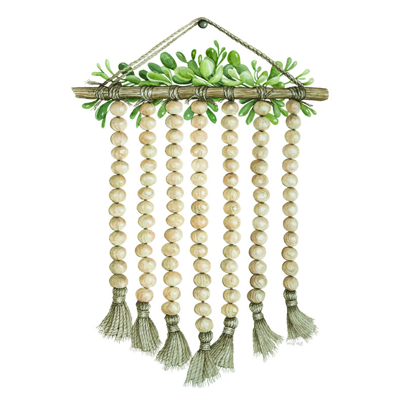 " Beaded Wall Hanging ", 24" H x 18" W  