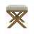 Keane  Backless Wood Vanity Stool