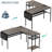 Verlis L-Shaped Reversible Computer Desk