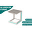 Table basse et salon d'extérieur en aluminium de style moderne Trera