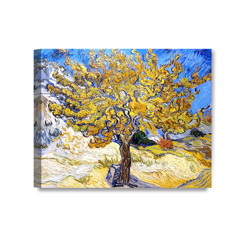 «The Mulberry Tree» par Vincent Van Gogh, reproduction d'art par Vincent Van Gogh - reproduction sur toile, H 30 po x l 24 po