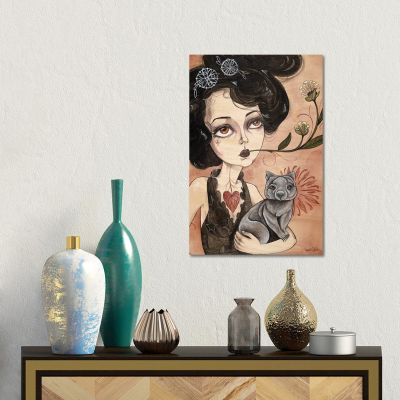 Grace 1 Piece Wall Art on Canvas, 45.72cm H x 30.48cm W