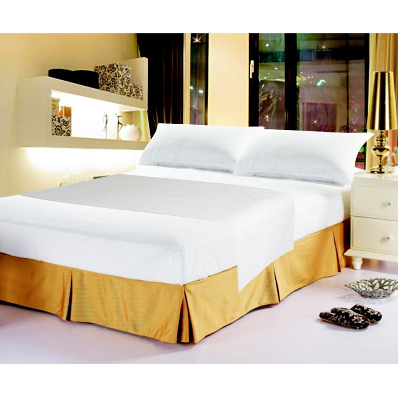 Cotton Fitted Sheet Set with Pillowcases, Full Fitted Sheet with 2 Pillowcases
