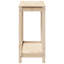 Table de plantation en bois massif avec tablette Vidaxl