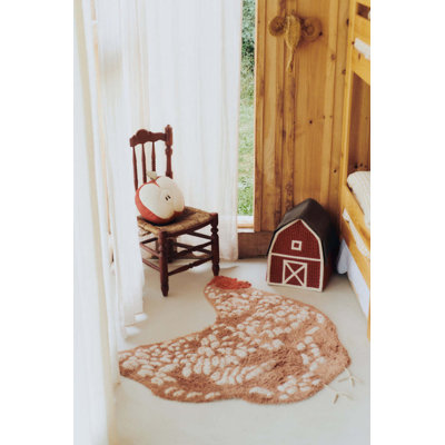 Growing Up On A Farm Handmade Cotton Area Rug