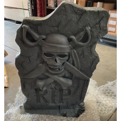 Statue de pierre tombale pirate First Mate