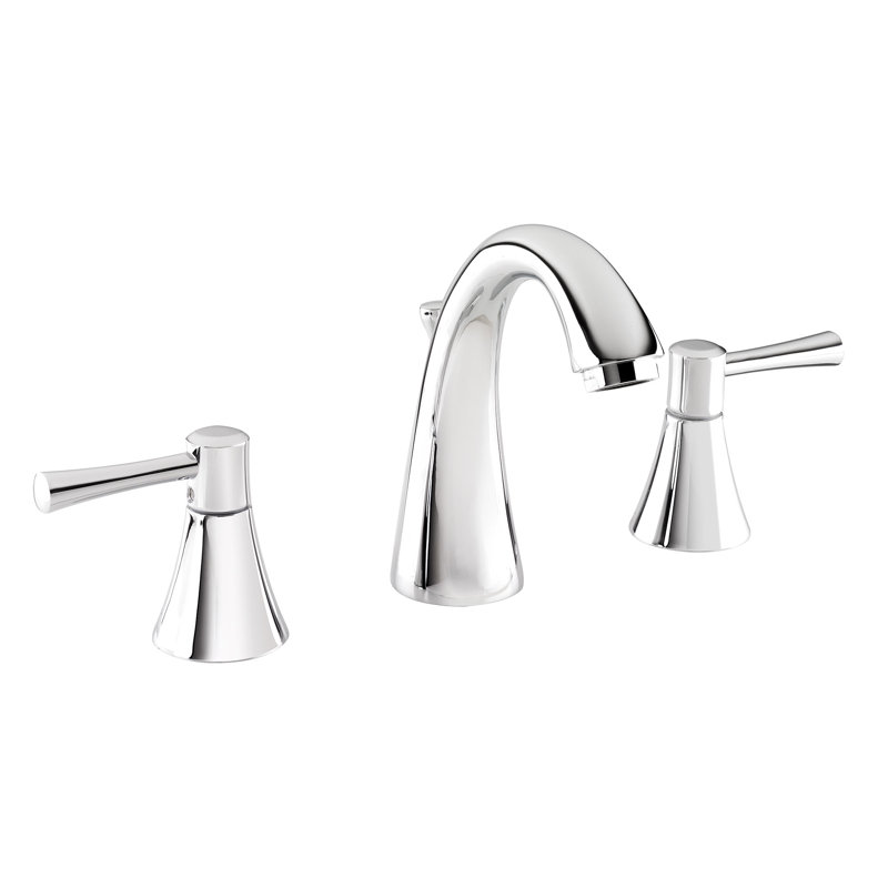 Belanger Widespread 2-handle Bathroom Faucet with Drain Assembly, Polished Chrome