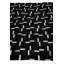 Tapis noir Juliana