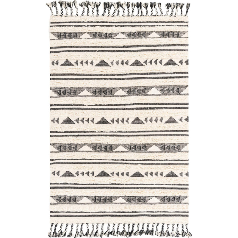 Annunciata Wool Moroccan Indoor Rug, Rectangle 6' x 9'