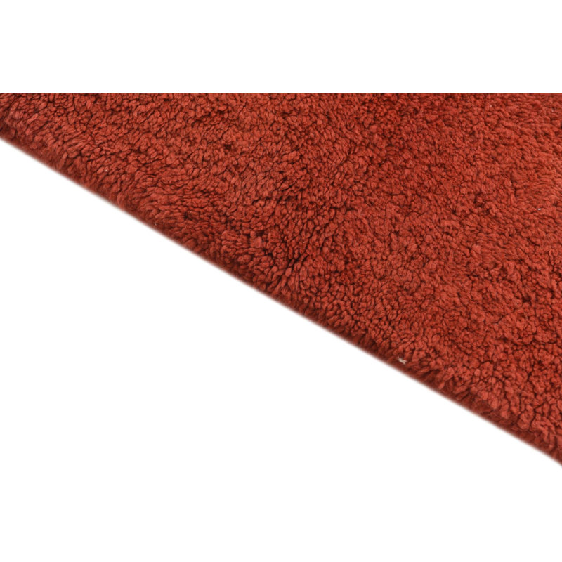 Tapis rouge rouille 4 pi 4 pi Pinson