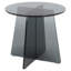 Table d'appoint en verre teinté Latika