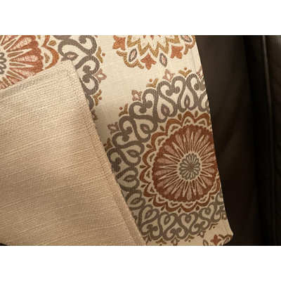Headrest Cover With Medallion Design