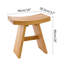 Banc de douche en teck
