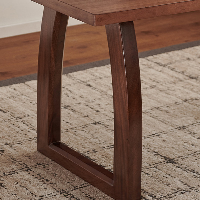 Table de salle à manger rectangulaire moderne et minimaliste, 29.52"H x 62.99"L x 31.49"W