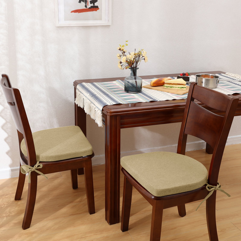 Indoor 1.5'' Seat Cushion, Natural Linen