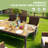 Callan 8 - Person Wicker Patio Dining Set with Rectangular Table , Cushions Included-1722931116