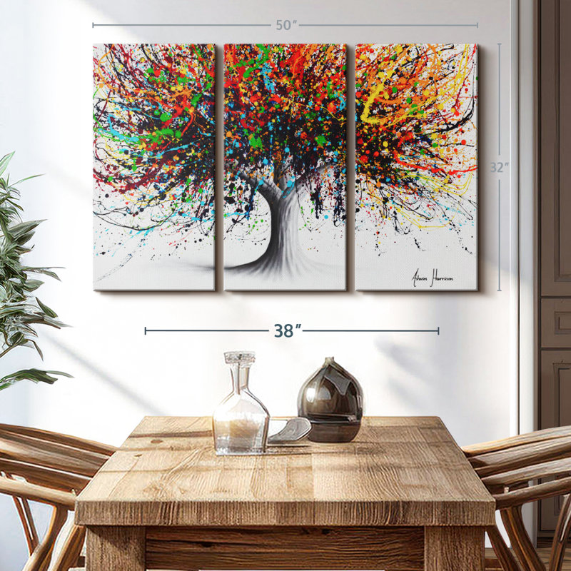 «Festival Flavour Tree» sur toile, H 32 po x l 50 po x P 1,25 po