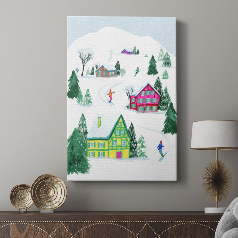Village de bonbons - Cavas enveloppés, H 60 po x l 40 po