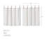 Cumberledge Cotton Striped Tailored Cafe Curtain-128391639-128391636