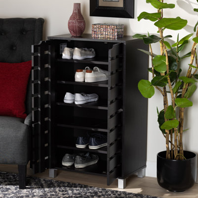 18 Pair Shoe Storage Cabinet