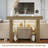 43" Console Table, Modern Wood Side Table With Open Storage Shelves, Freestanding Narrow Display Shelf, Accent Table, Behind Couch Table For Living Room, Hallway, Foyer-2101387391