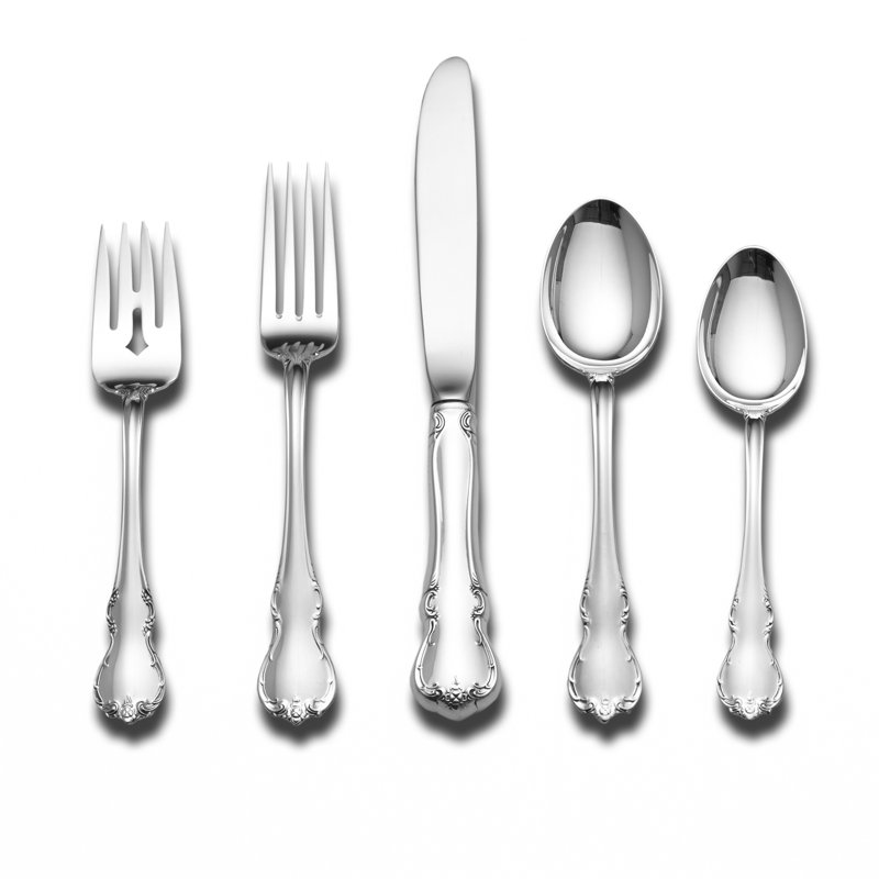 Ensemble de couvertss, service pour 12 66 pièces Sterling Silver French Provincial