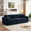 Canapé modulaire rembourré 3 pièces en flanelle de fourrure de lapin 3 pièces-131646481