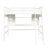 Twin Size Loft Bed With Versatile Storage And Desk Options For A Custom Bedroom Design Shelves - White. Optimize Space. Wood Frame Durability. For Over 6. No Box Spring Requirement-818555276