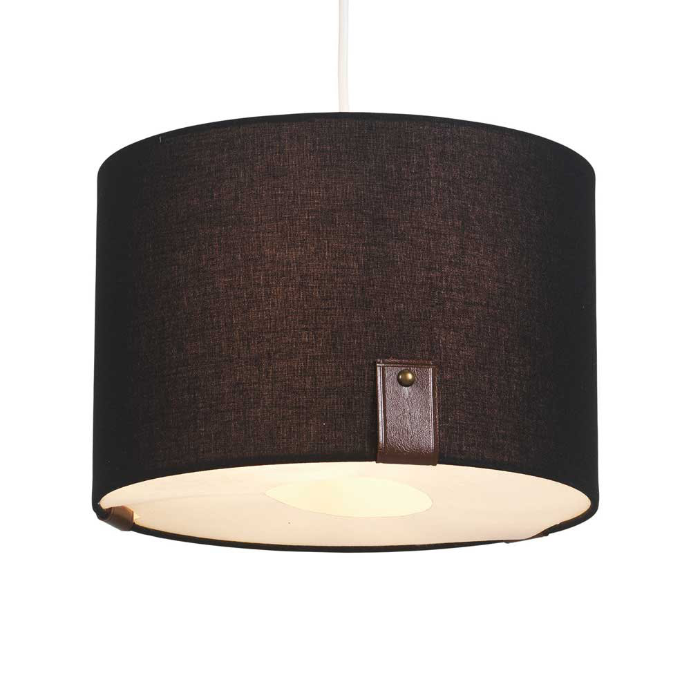 Logan 20cm H Linen Drum Pendant Shade ( Uno )