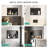 13"X 18.7" Wall Niche Recessed Metal Shelf With COB LED light-39733722