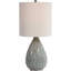 Lampe de table 28 po bleu / brun Fontanne