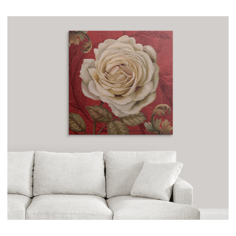 « ii » par lisa audit, impression Red Bourgeoisie, H 35 po x l 35 po x P 1,5 po, Toile