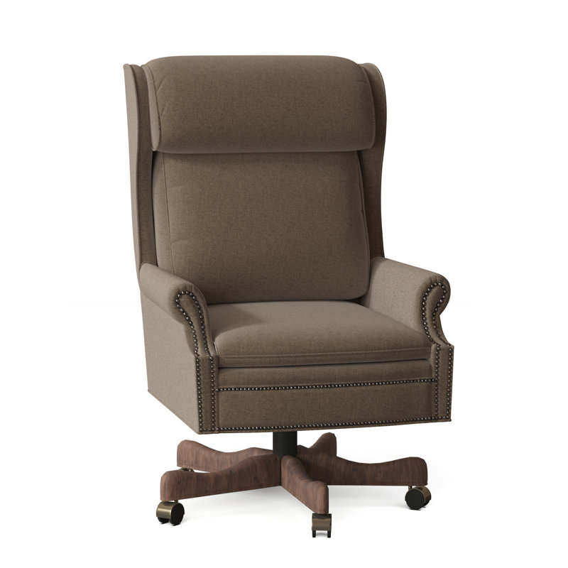Fauteuil de direction Wendell, Platine 3160, Tabac, Bronze vieilli