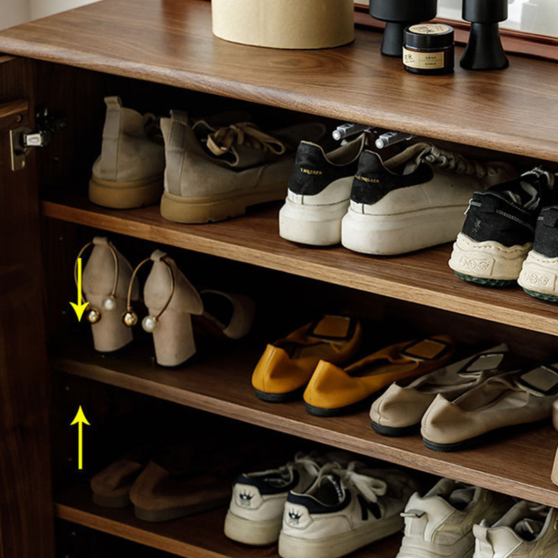 Armoire de rangement pour chaussures Harp, H 43,31 po x l 62,99 po x P 14,96 po