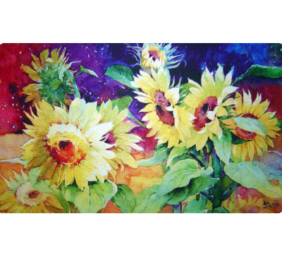 Tournesol d’été de 30 po x 18 po Kenbridge Paillasson d’intérieur antidérapant