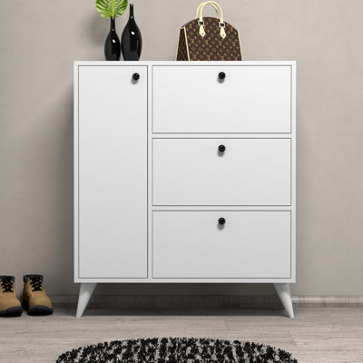 Armoire de rangement pour chaussures 9 paires