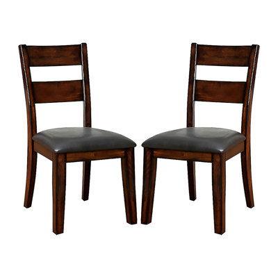 Ensemble de chaises d'appoint rembourrées en similicuir