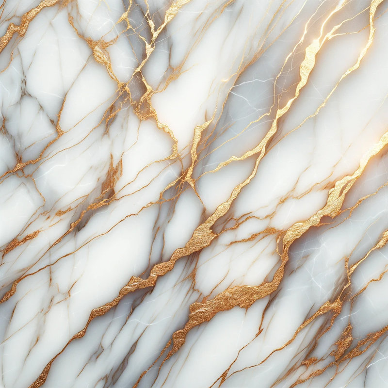 Radiant Veins Marble Elegance - impression sur toile tendue, H 40 po x l 40 po x P 1,5 po
