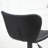 Swivel Upholstered Adjustable Height Counter Stool with Metal Frame-538647824