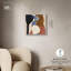Impression sur toile «Ochre Overlap II» par Art Remedy, cadre argenté, 20 x 20-103508546-103508553