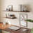  Large Floating Shelves for Wall Set of 3 Wooden Wall Shelves 30 in x 10 in x 1 in Room Decor Long Shelf with Invisible Wall Mount Bracket for Bedroom, Kitchen, Living Room, Walnut-1003030897-1004386366