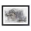 Berlin Cathedral in Germany in Abstract - Picture Frame Graphic Art Print-55685634-55685635