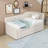 Upholstered Daybed with Trundle and Drawers-2024590966-2024590964