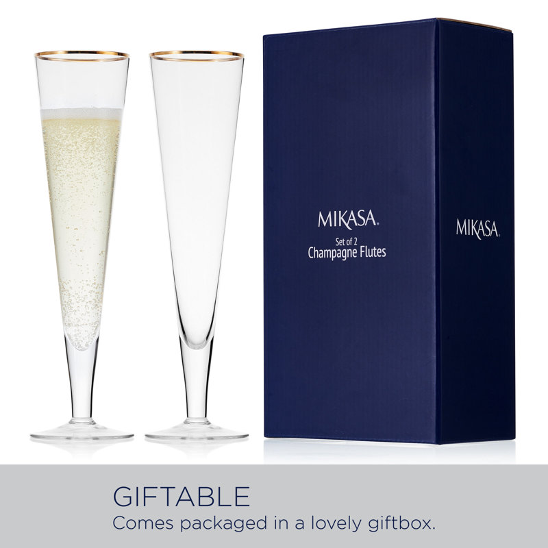 Trumpet 8 oz. Champagne Flutes