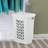 Sterilite Ultra Wheeled Laundry Hamper with Lid, Handle and Wheels for Easy Rolling of Clothes