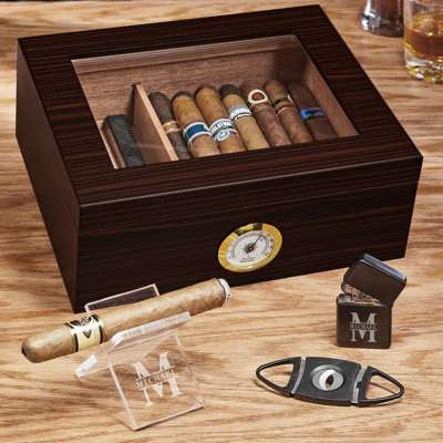 Coffret cadeau personnalisé avec cigare Oakmont