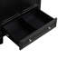 Meuble-lavabo de 30 po avec lavabo en céramique et structure en bois massif avec lavabo, tablette ajustable et tiroir noir