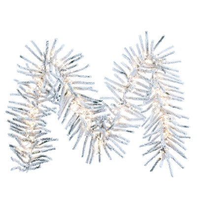 108'' in. Lighted Faux Mixed Assortment Garland