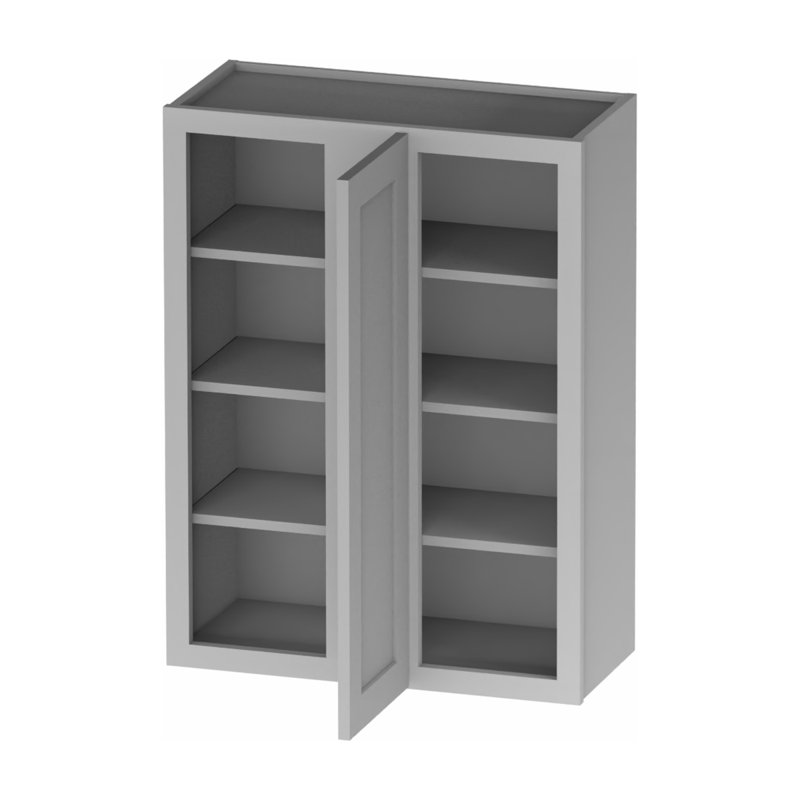 Armoire murale d'angle en contreplaqué prêt à assembler Kindwood Eco l 30 po x P 12 po x H 36 po Kindwood, Gris